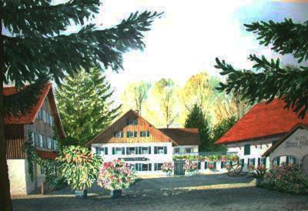 Hotel-Restaurant Untere Mühle Schwabmuhlhausen Exterior foto